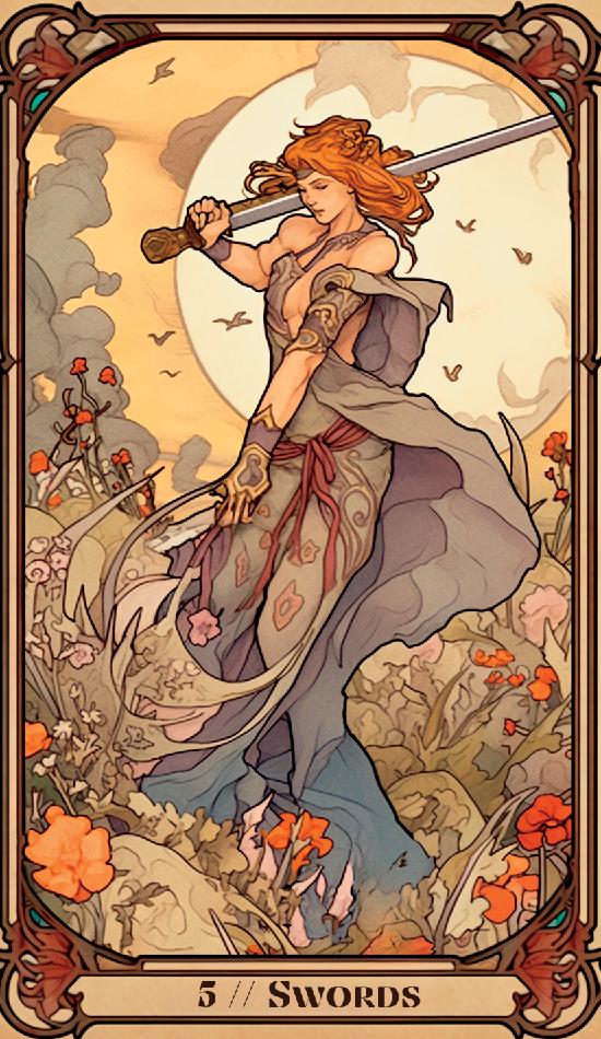 five of swords