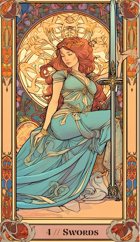 four of swords