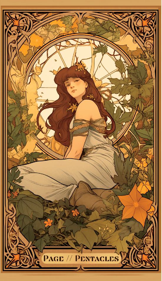 page of pentacles