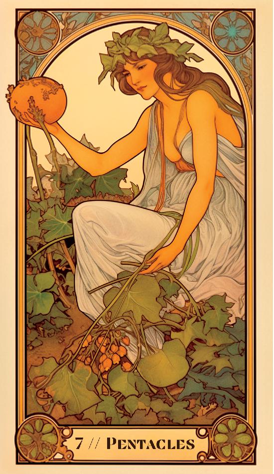 seven of pentacles