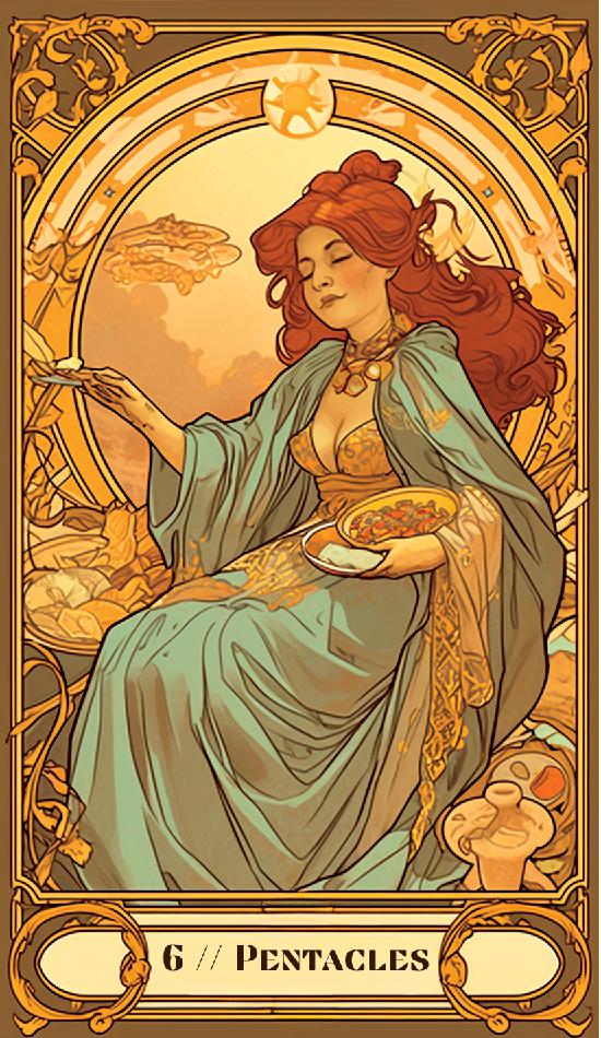 six of pentacles