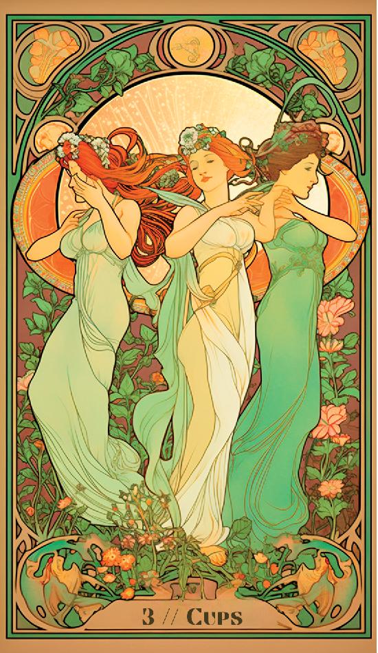 three of cups