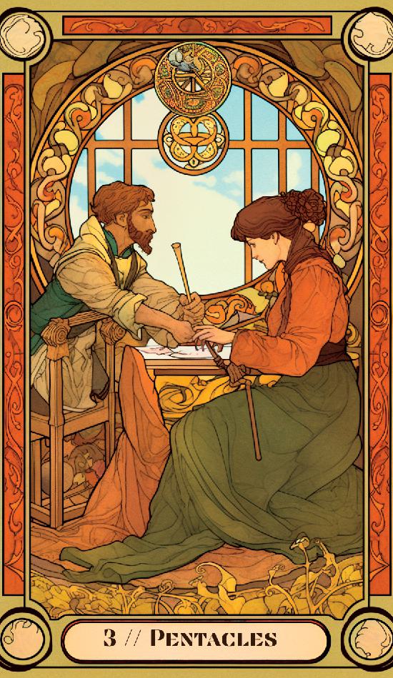 three of pentacles